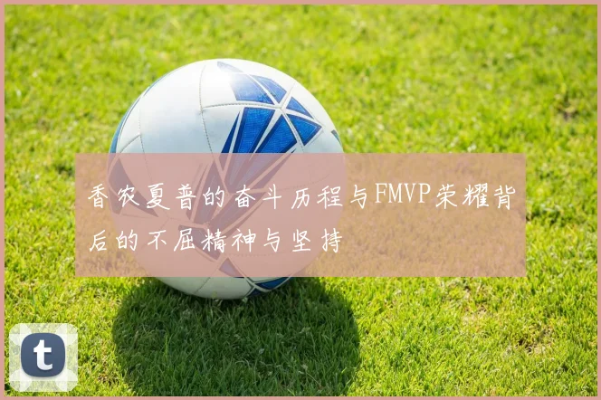 香农夏普的奋斗历程与FMVP荣耀背后的不屈精神与坚持